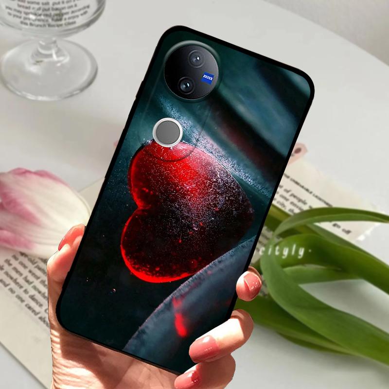 Für Vivo V50 Weiche Hülle V 50 5G Silikon TPU Handyhülle Hüllen Für VIVO V50 V2427 Schutz Stoßfänger Fundas Capas Luxus Cartoon