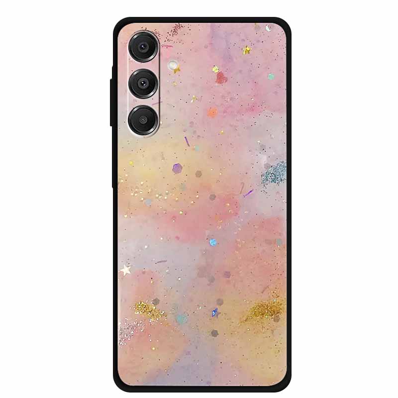 For Samsung Galaxy A14 A15 A16 5G Case Marble Soft TPU Phone Back Cover For Samsung A14 A15 4G Shockproof Silicone Painted Coque