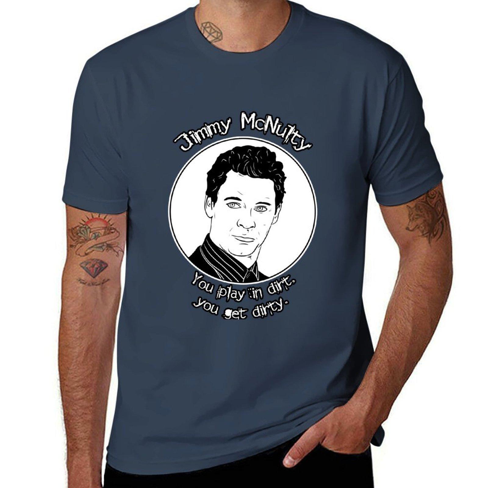 Jimmy McNulty The Wire TShirt Plus Size Everyday Tee Shirt S
