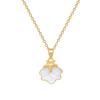 Titanium Steel, Shell Sea Star Light Luxury Temperament Gorgeous Full Diamond Necklace Women'S Versatile Collarbone Chain Titanium Steel Chain