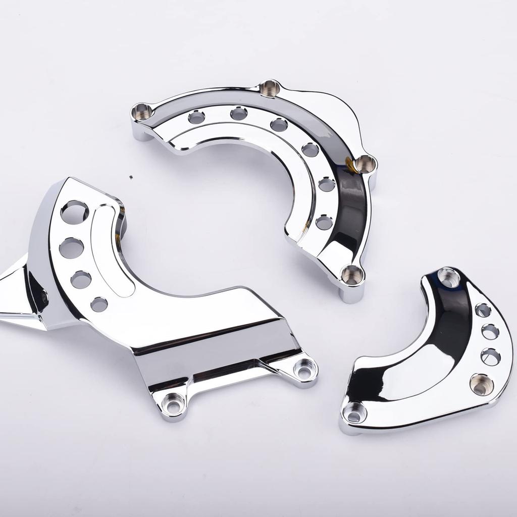 Motorcycle Engine Cover Engine Slider Engine Guard Kawasaki Z900 Z900RS Z900RSCAFE All Models (Color Electroplated Silver)