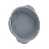 9 Inch Silicone Cake Mold Round Shape Various Baking Pan for Oven (Gray)