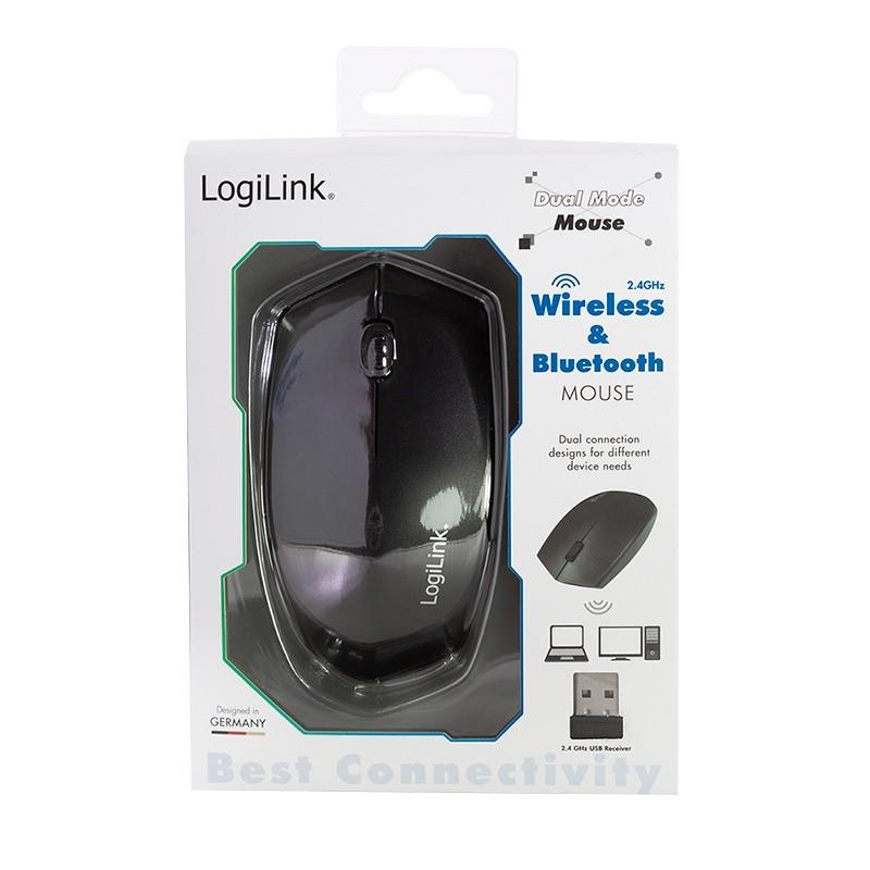 Ergonomic mouse wireless 2.4GHz, 1200dpi, black