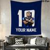Custom Name Inter Milan Wall Tapestry Aesthetic Wall Hanging Printed Fabric Blanket Decorative Tapestries for Bedroom Living Room Home Decor