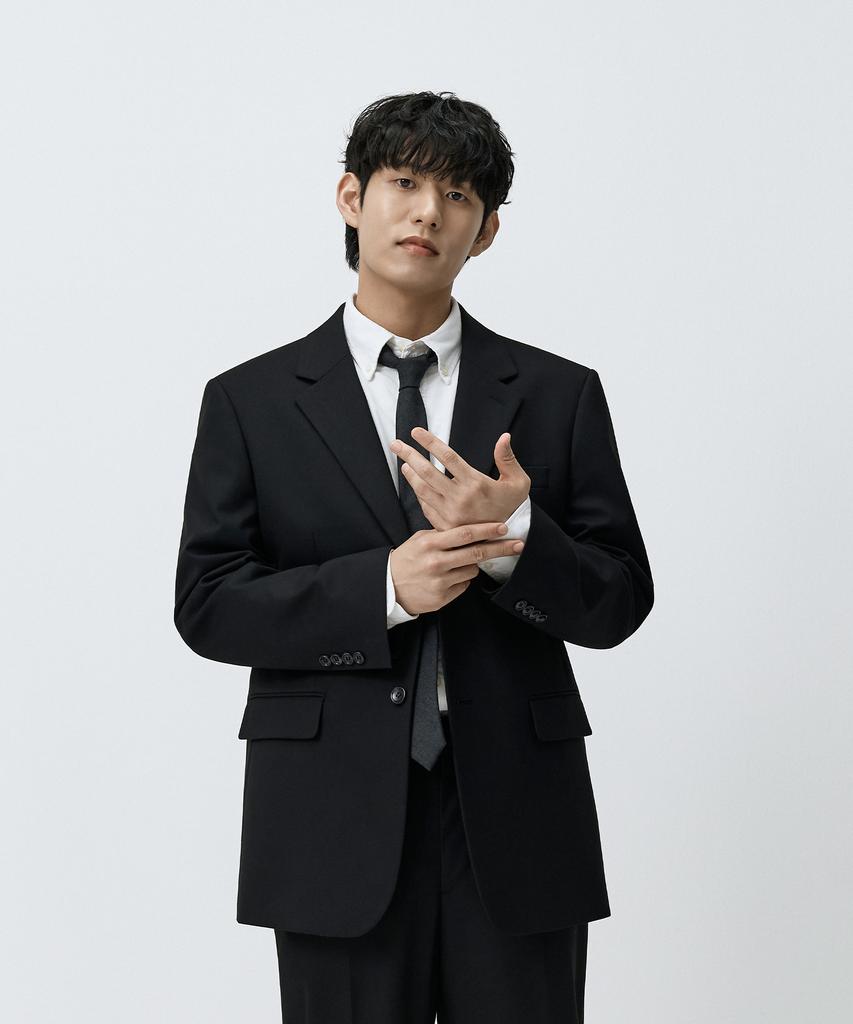 Madmars Semi-Over Basic Suit Jacket Black Mmffmsj-102Bk