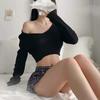 JK Sweater Uniform Short Sexy Lingerie Pure and Cute Campus Transparent Temptation Passion Suit Female Explosion