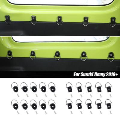 Modanature interne per Suzuki Jimny 2019+ Scatola di coda per auto D-fibbia a vite Kit di ganci Accessori per Suzuki Jimny 2019 Up