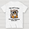I’m Not A Nerd I’m Just Smarter Than You Cotton Summer Casual Cool Loose T-Shirt