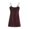 2022 Summer Print Sling Backless Mini Dress - Elastic Fit