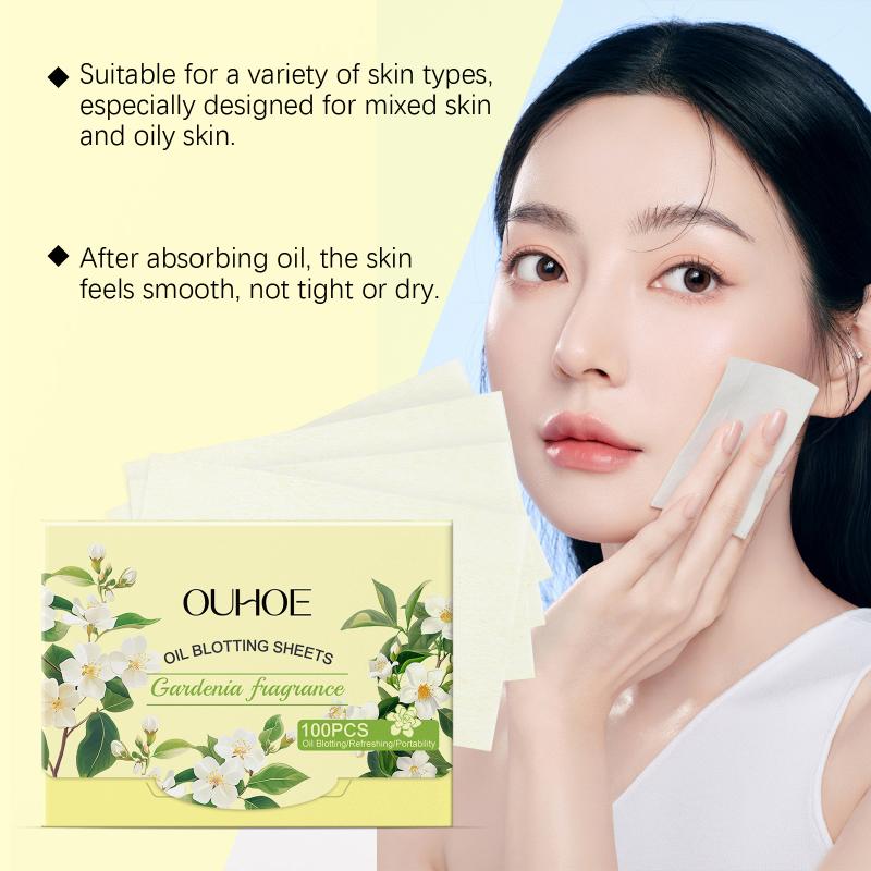 Mattifying Oil Control Face Blotting Paper for T Zone Deep Pore Cleanse Office Beauty Routine