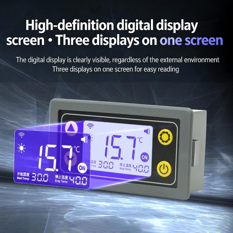 High Precise WiFi Temperature Controller With Remote Applications Control For Industrial And Laboratory Use 30A Relays Output