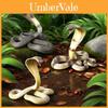 Childrens Realistic Snake Model With Plastic Construction For Educational And Play Use