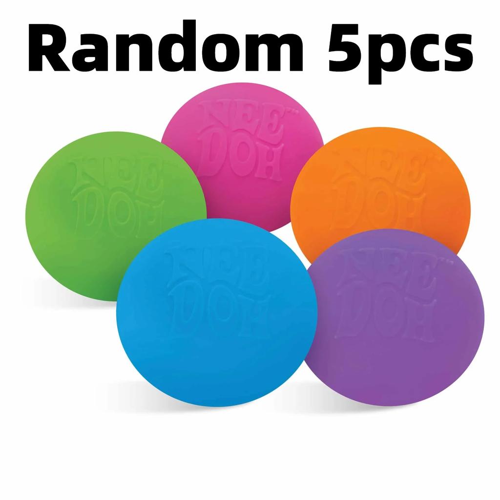 3.5Cm Mini Ball Needoh Teenie Singles Assortment Stress Relief Anti Anxiety Relax Fidget Toy Stress Relieve Rebound Relief