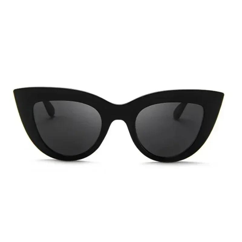 Cat Eye Vintage Sunglasses Women Men Brand Fashion Retro Sun Glasses Female Male Mirror Shades Outdoors Punk Oculos De Sol