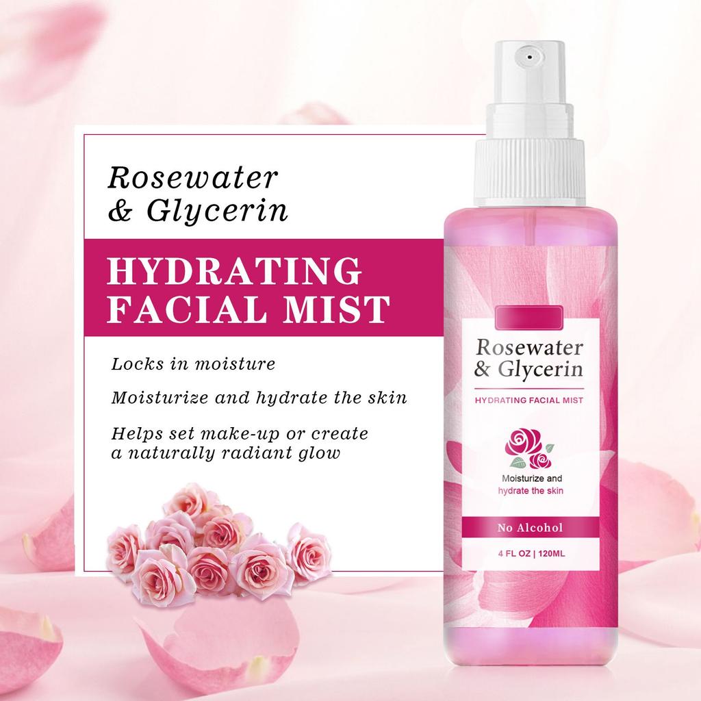 Hydrating Facial Mist Hydrating Face Spray Facial Mist Spray Hydration Control Oil, Shrink Pores, Target Skin With Closed Comedones And Redness 120ml