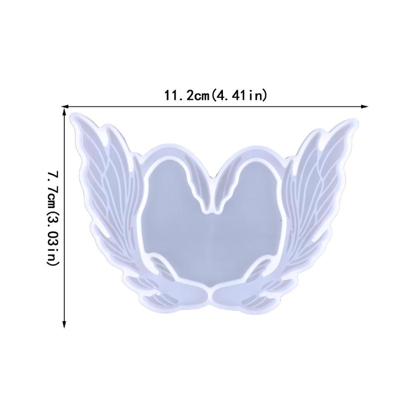 Silicone Molds for Earring Making Angel Wings Shape Earring Resin Epoxy Casting Mold Fashion Jewellery Making Molds
