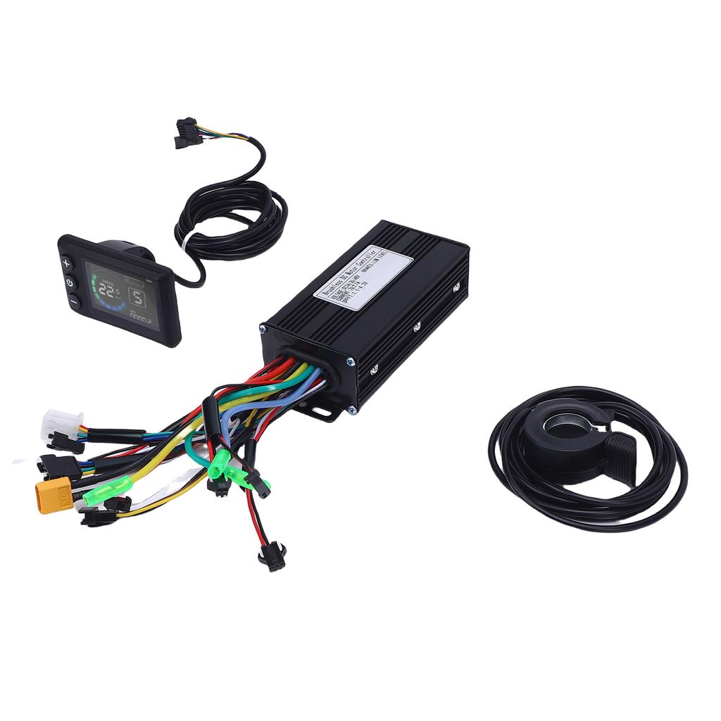 Electric Bike Controller Kit 36V 48V 26A 3 Mode Controller with 130X Thumb Throttle S869 Color Displ