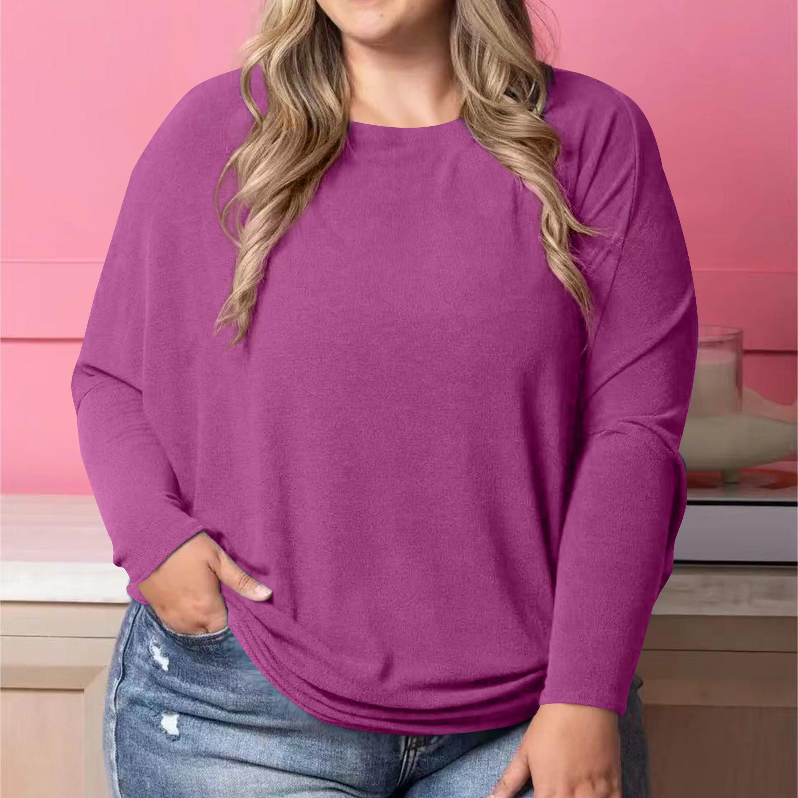 

Женская модная повседневная однотонная блузка оверсайз с длинным рукавом свободного кроя L