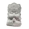 Buddha Monk Statue Sitting Decorative Figurine Sandstone Sculpture Tea Pet