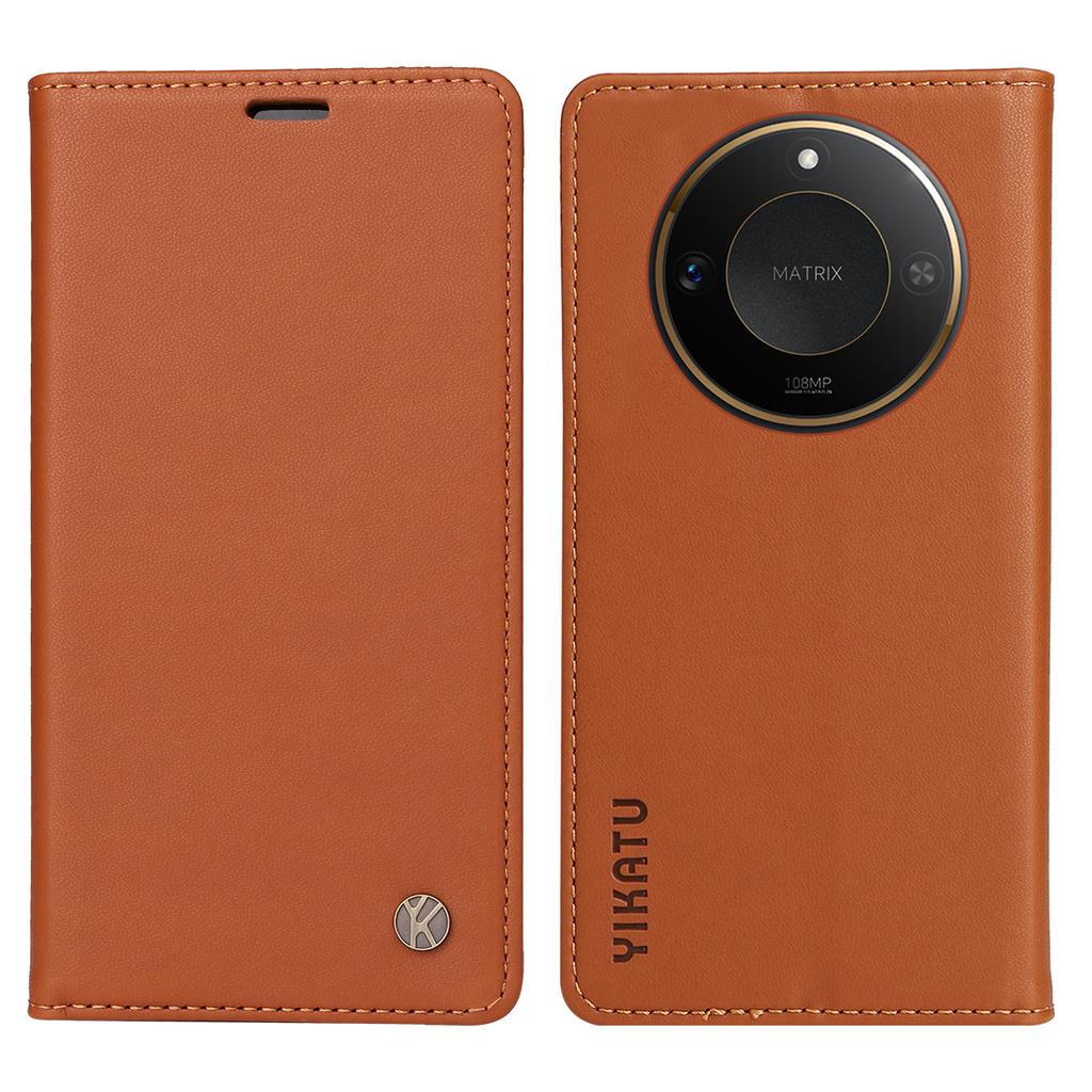 For Honor X9c Smart 5G/Honor X60 5G Phone Cases YIKATU Magnetic Closure PU Leather Mobile Cover