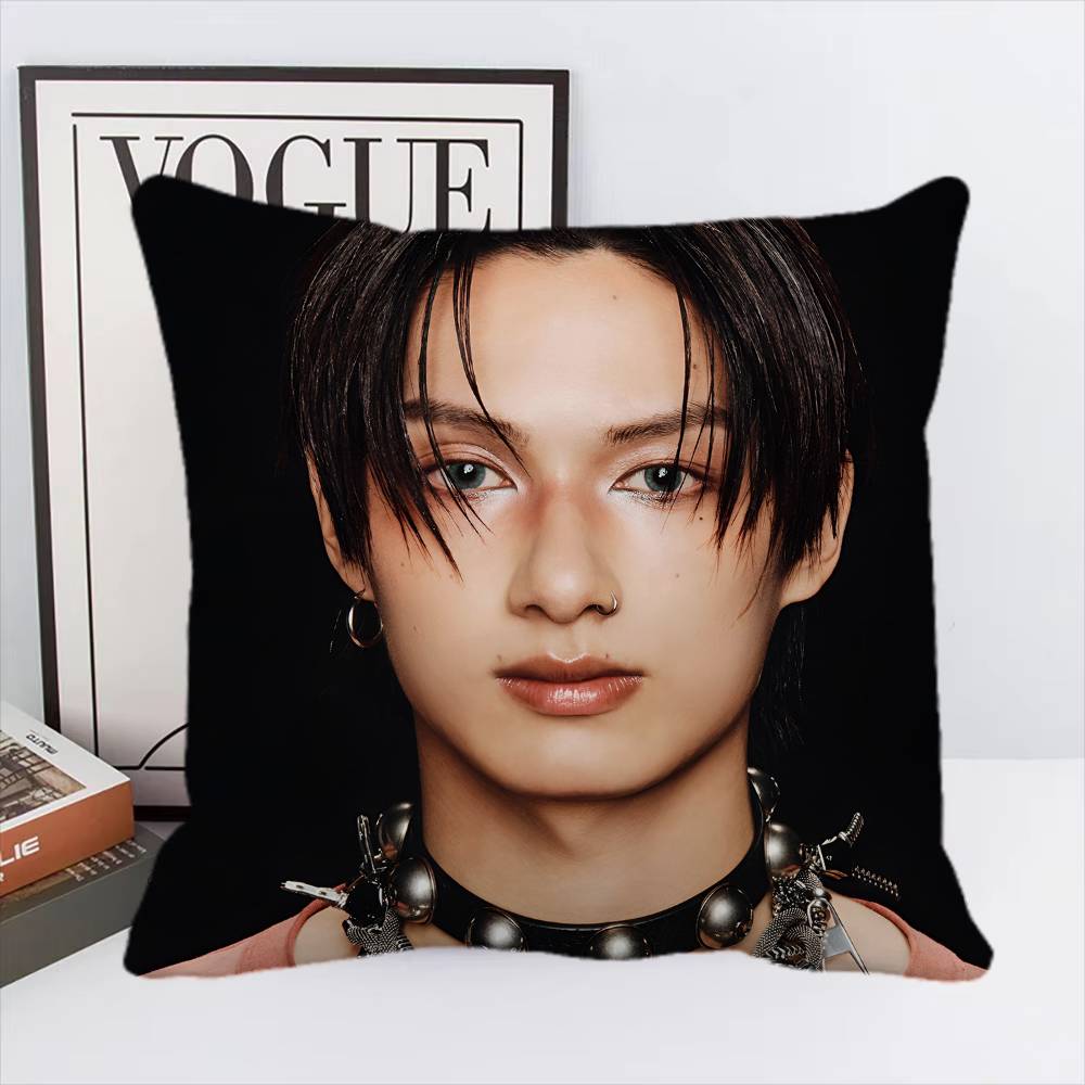 Junhui Wen Kpop Kissenbezug Quadratisches Kissen Schlafzimmer Sofa Freizeit Komfort Kissen Auto Heimdekoration