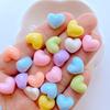 30Pcs New Cute Mini Star, Heart-Shaped Square Flower Flat Back Resin Cabochons DIY Jewelry Craft Decoration Accessorie