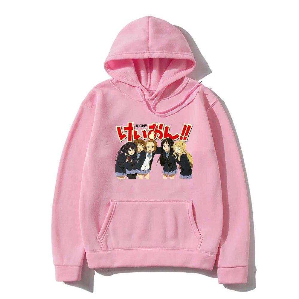 New Arrival K-ON 2D Unisex Hoodie printing Casual Fashion hall-match Hoodie Harajuku style Autumn Winter Unisex Street Clothes