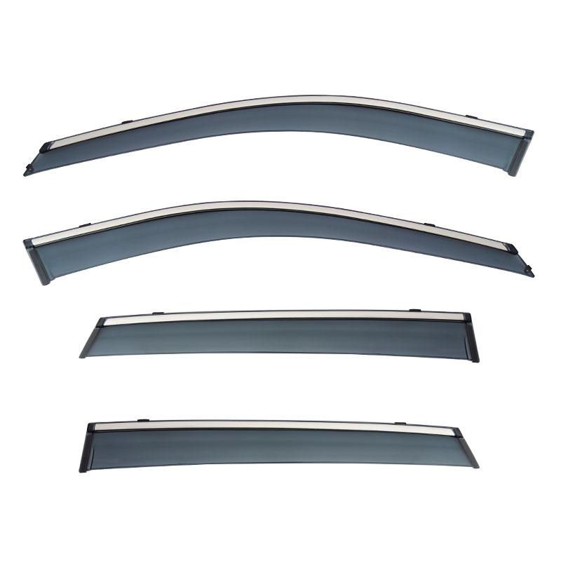 Window Visors for GAC GS5 Accessories Bright Strip Wind Deflectors Rain Guard Door Visor Vent Shades Ventvisor Chrome Trims