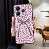 Creative Leopard Print Bow Phone Cover Case for Xiaomi Redmi Note 14 A1 12C 13C 14C A3 12 11 13 Pro Plus A4 A5 K80 9 8 7 10 A2