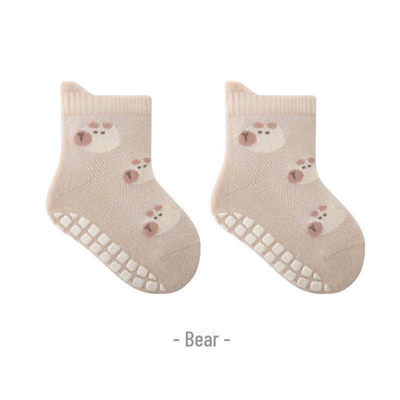 

24 пары летних детских нескользящих носков для пола со свободным бесшовным дизайном для мальчиков и девочек L 3-5 years