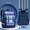 Neue Design-Gradienten-Schultasche für Grundschüler, männliche und weibliche Kinder, Rucksack der Klassen 1–6, leicht, verschleißfest, Kinderrucksäcke