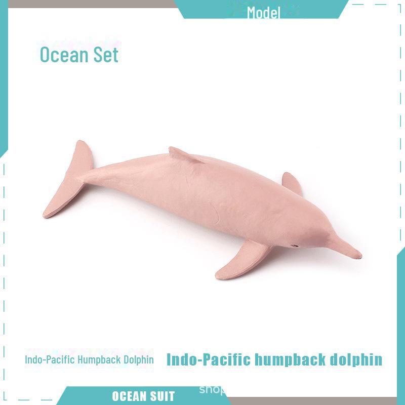 Marine Animal Model Set: Shark, Turtle, Dolphin, Whale, Penguin, Crab, and Seabed Creatures