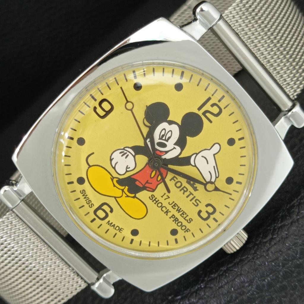

SWISS VINTAGE HAND-WINDING MENS REFURBISHED YELLOW COLOR DIAL WATCH a707313-1