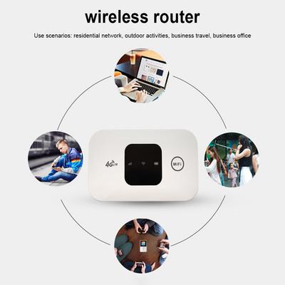 4G Pocket WiFi Router Portable Mobile Hotspot 150Mbps Wireless Modem 2100mAh Broadband with SIM Card Slot Wide Coverage