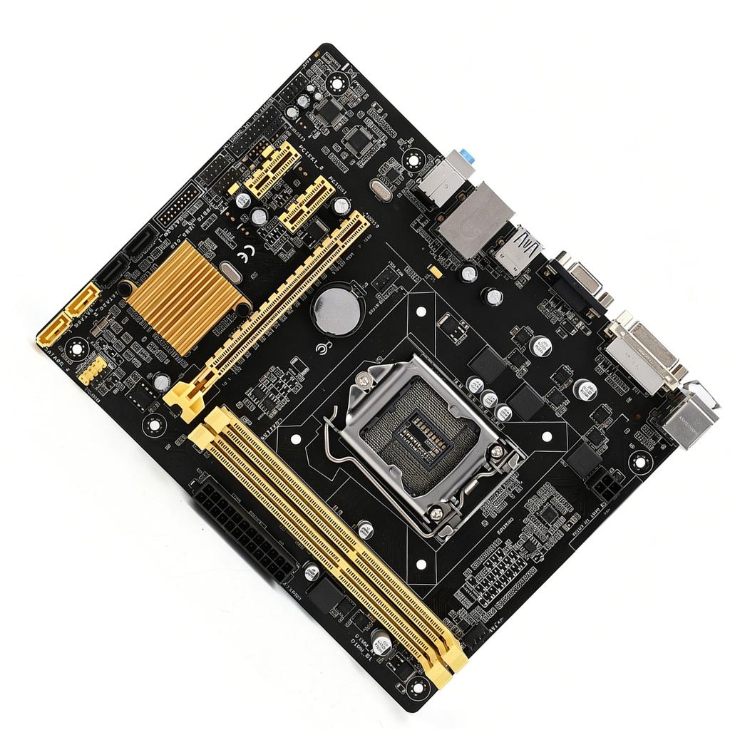 Desktop Motherboard LGA 1150 for 4th Gen I7 I5 I3 DDR3 16GB Easy Installation Computer Motherboard with 3 Phase Power