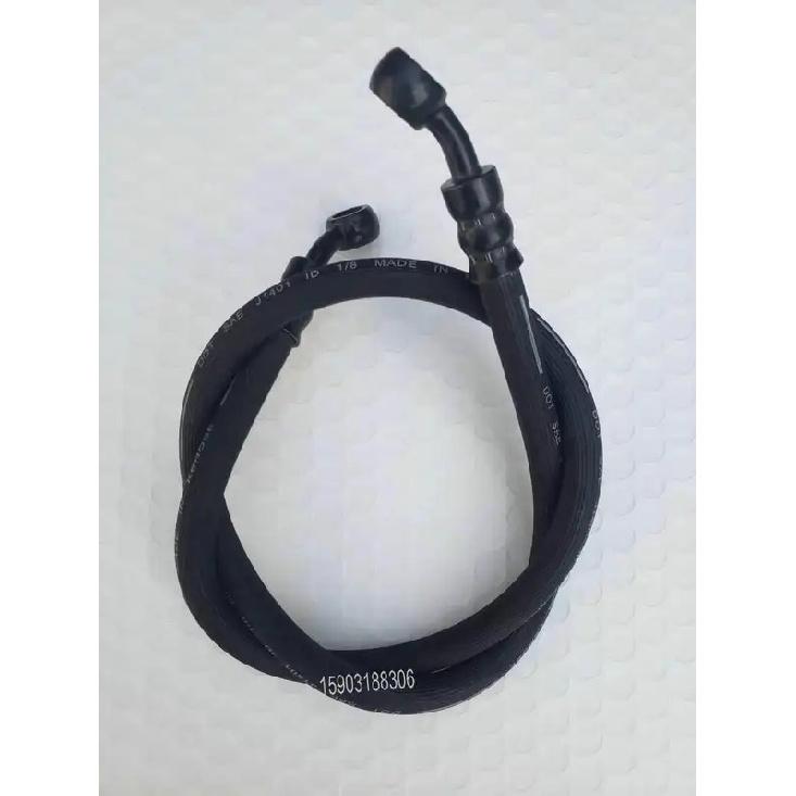 SAE j1401 hydraulic brake hose 1/8" HL flexible heat resistant reinforced rubber hose with banjo fittings