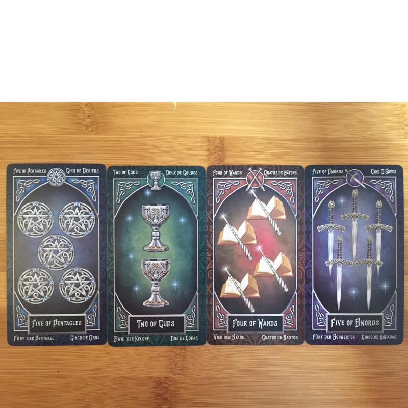 Familiars Tarot Deck Leisure Party Board Game Fortune-telling Prophecy Oracle Cards