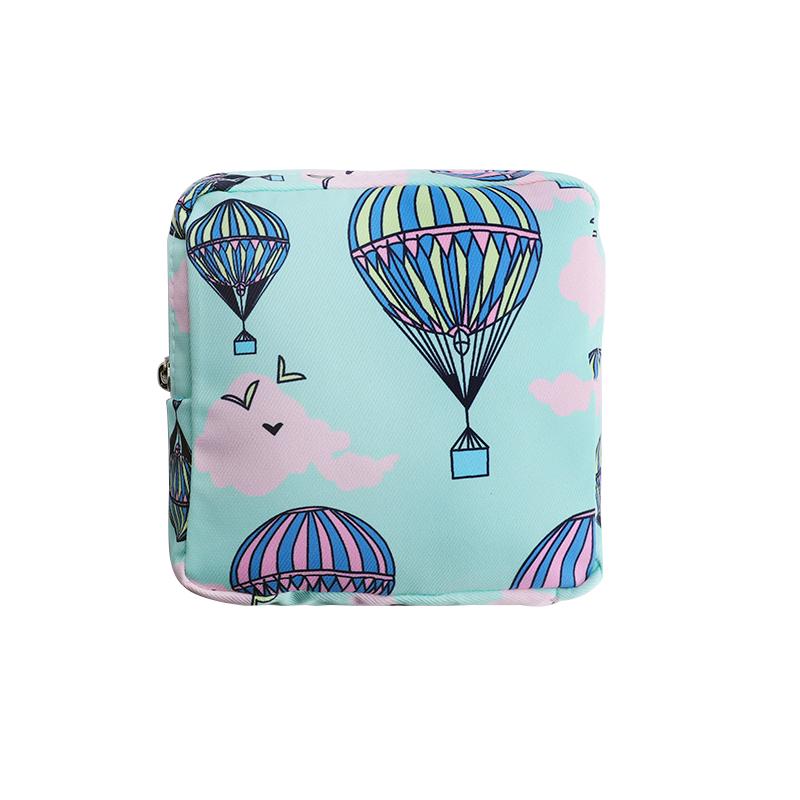 Women Travel Small Cosmetic Bag Girl Lipstick Make Up Bag Beautician Sanitary Pad Bag Case for Daily Necessities Storage Bags