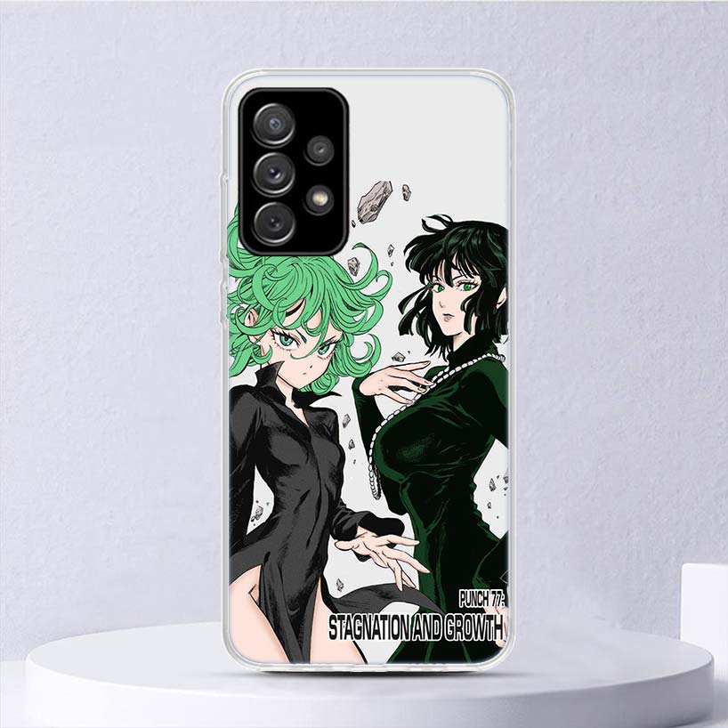 One P-Punch-Man Tatsumaki Soft Case For Samsung Galaxy A52 A42 A32 A22 A12 A02S Phone Cover A50 A51 A70 A71 A41 A31 A21S A40 A30