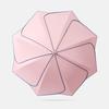 Long Handle Floral Umbrella, Dual-Use for Sun & Rain, UV Protective Black Rubber Shade for Women.