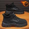 Winter-Fleece-High-Top-Martin-Stiefel, dicke Sohlen, rutschfest, verdickte warme Baumwollschuhe, Kurzstiefel, trendige Schuhe