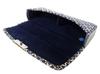 Inden H Glasses Hard Navy Blue Deerskin with White Shippo Pattern [Inden-ya] Case, Type, 4206, Lacquer,
