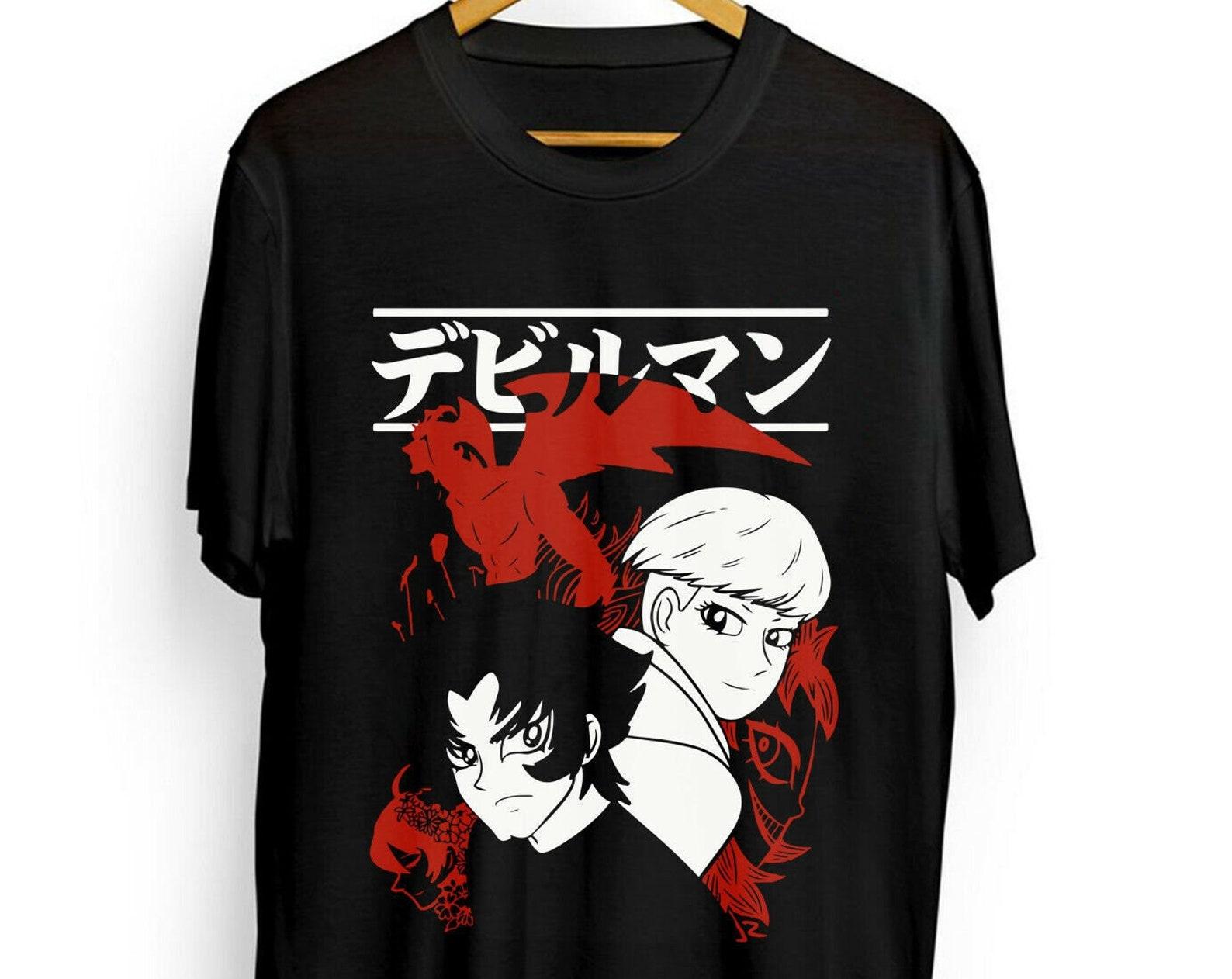 Devilman Crybaby Shirt | Unisex Anime Shirt | Akira Fudo | Ryo Asuka | manga | Japanese | aesthetic | Devilman Crybaby T-Shirt M