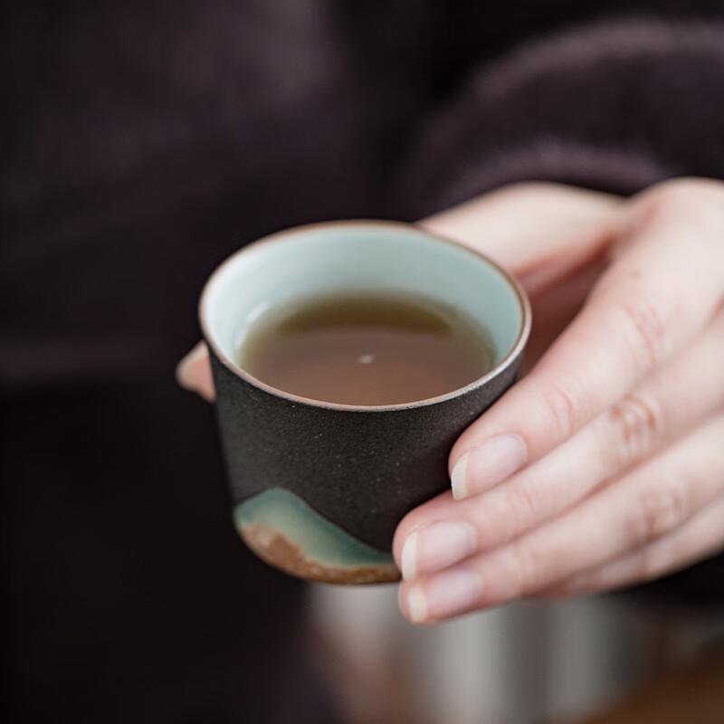 Handmade Black Pottery Kung Fu Tea Set