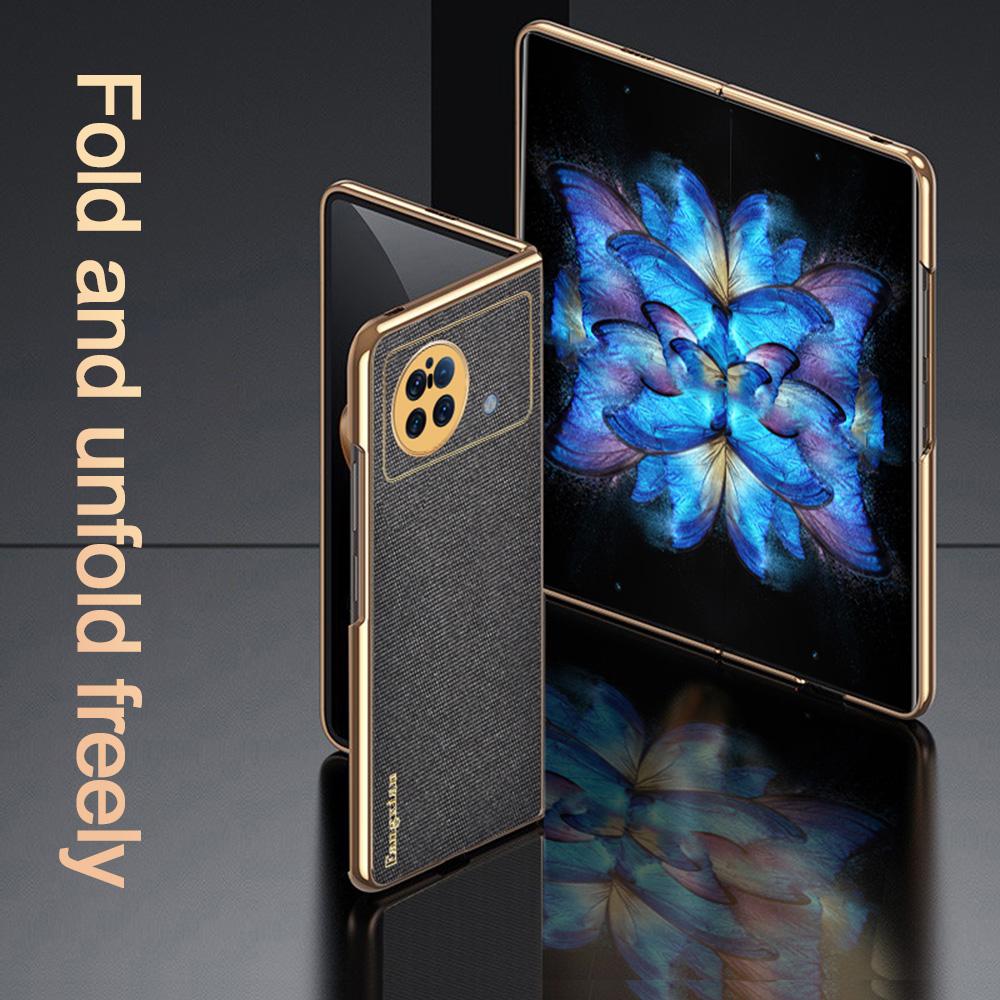 For Vivo X Fold 5g Case High Quality Cloth Fabric Leather Shockproof Phone Capa For Vivo X Fold Case Protection Cover Fundas