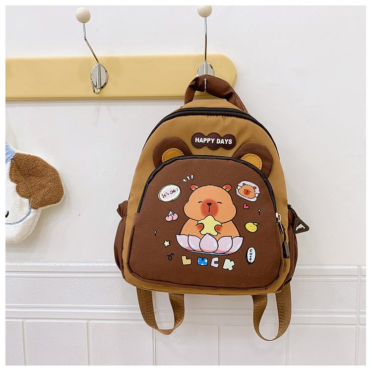 

школьный рюкзак школьный рюкзак капибара capybara сумка исследование рюкзак модный тренд