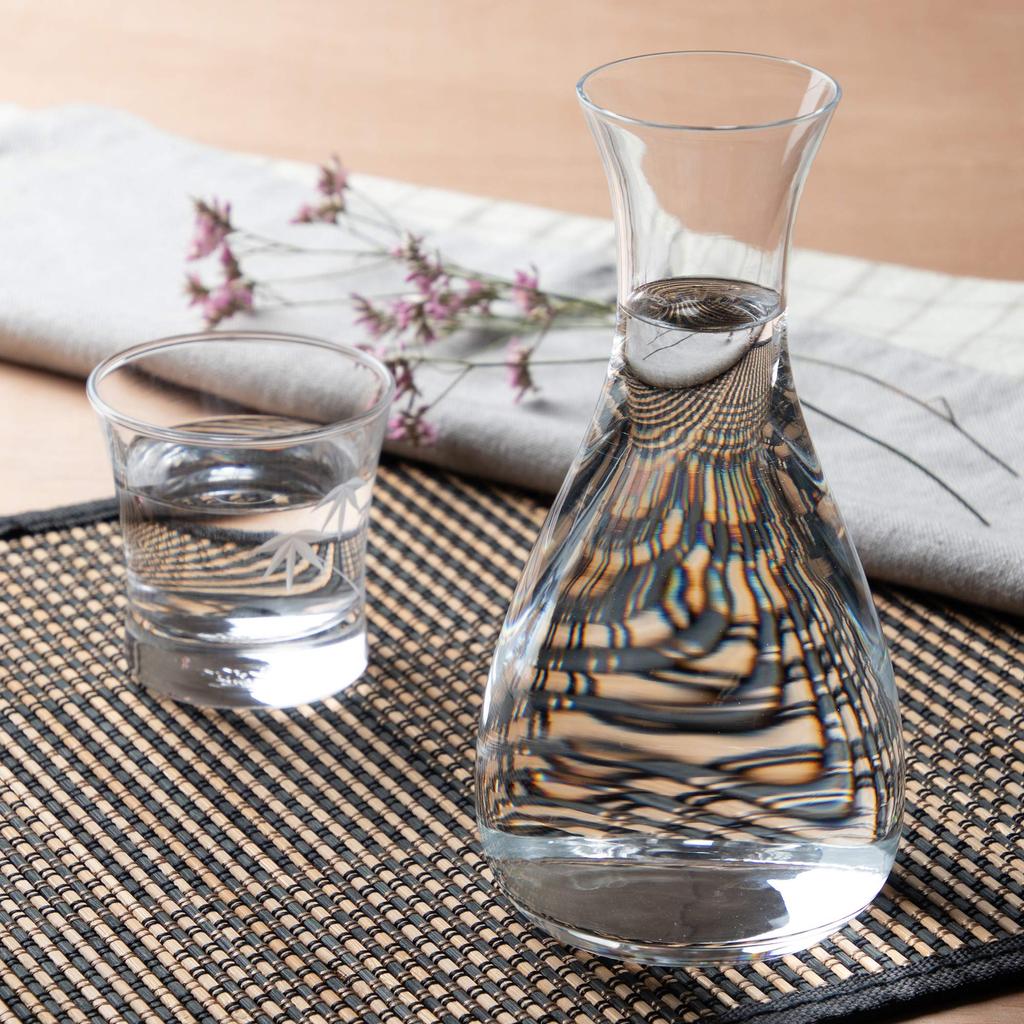 Toyo Sasaki Glass Sake Bottle, 360ml, Made In Japan, 61002