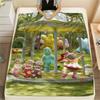 In The Night Garden Print Flannel Blanket, High Quality Comfortable for All Seasons, Home Decor, Warmth and Comfort, Perfect for Christmas Gifts45