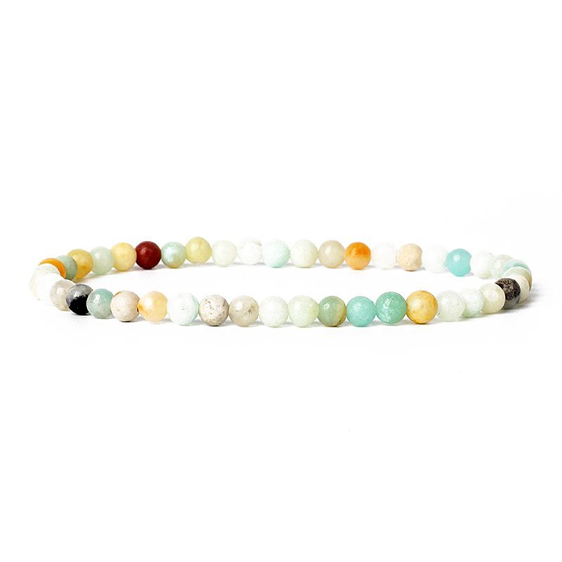 Natural Stone Bracelets Men 4mm 6mm Beads Elastic Bracelet Charm Chakra Healing Reiki Yoga Bracelets For Women Beads Jewelry New