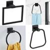 Bathroom Towel Ring Stainless Steel Storage Rack Foldable Household Kitchen Bathrooms Wall Mounted Towel Cloth Storage Rail